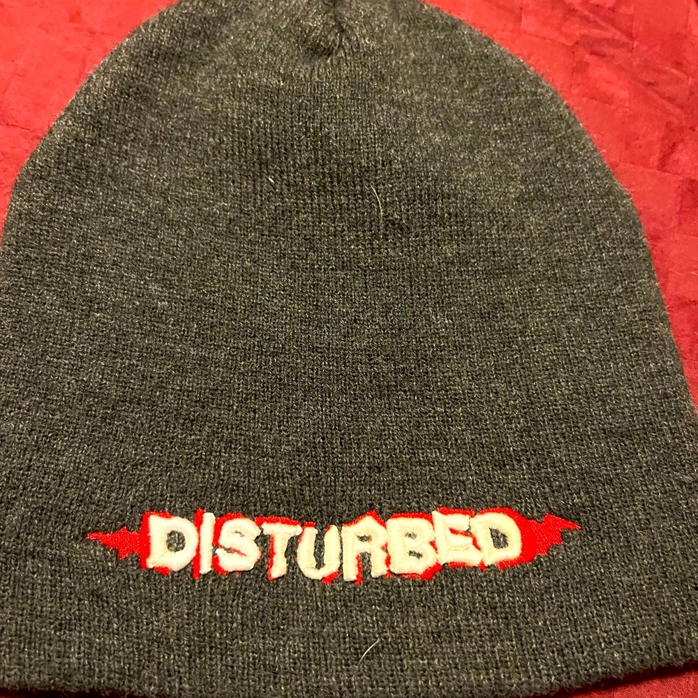 Disturbed beanie hat